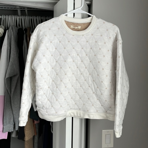 Madewell Quilted Sweateshirt, never worn - Picture 1 of 6